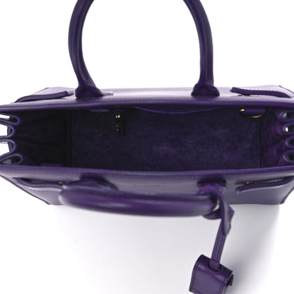 Saint Laurent Calfskin Nano Sac De Jour Purple 5 of 12
