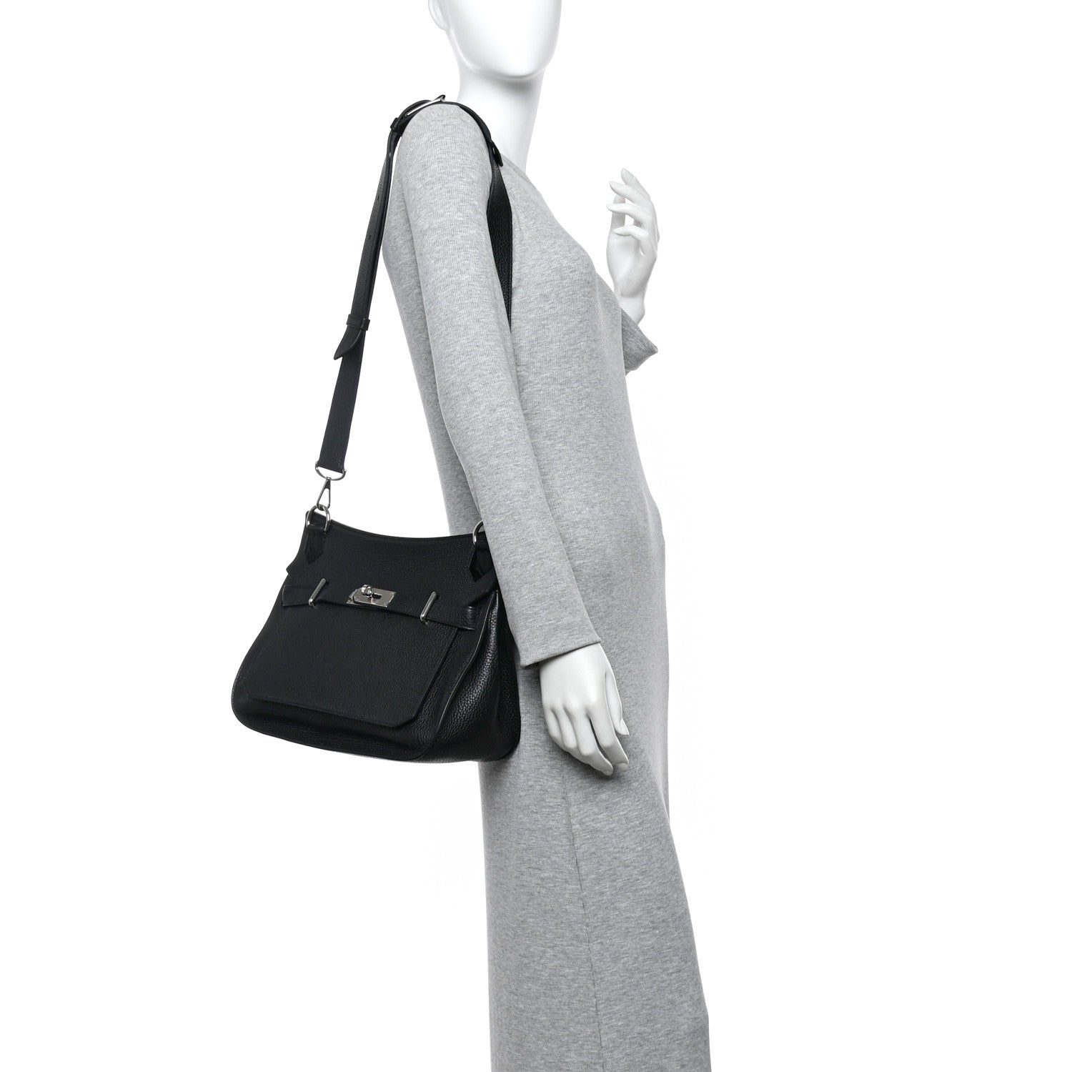 Hermes Taurillon Clemence Jypsiere 31 Black 2 of 15
