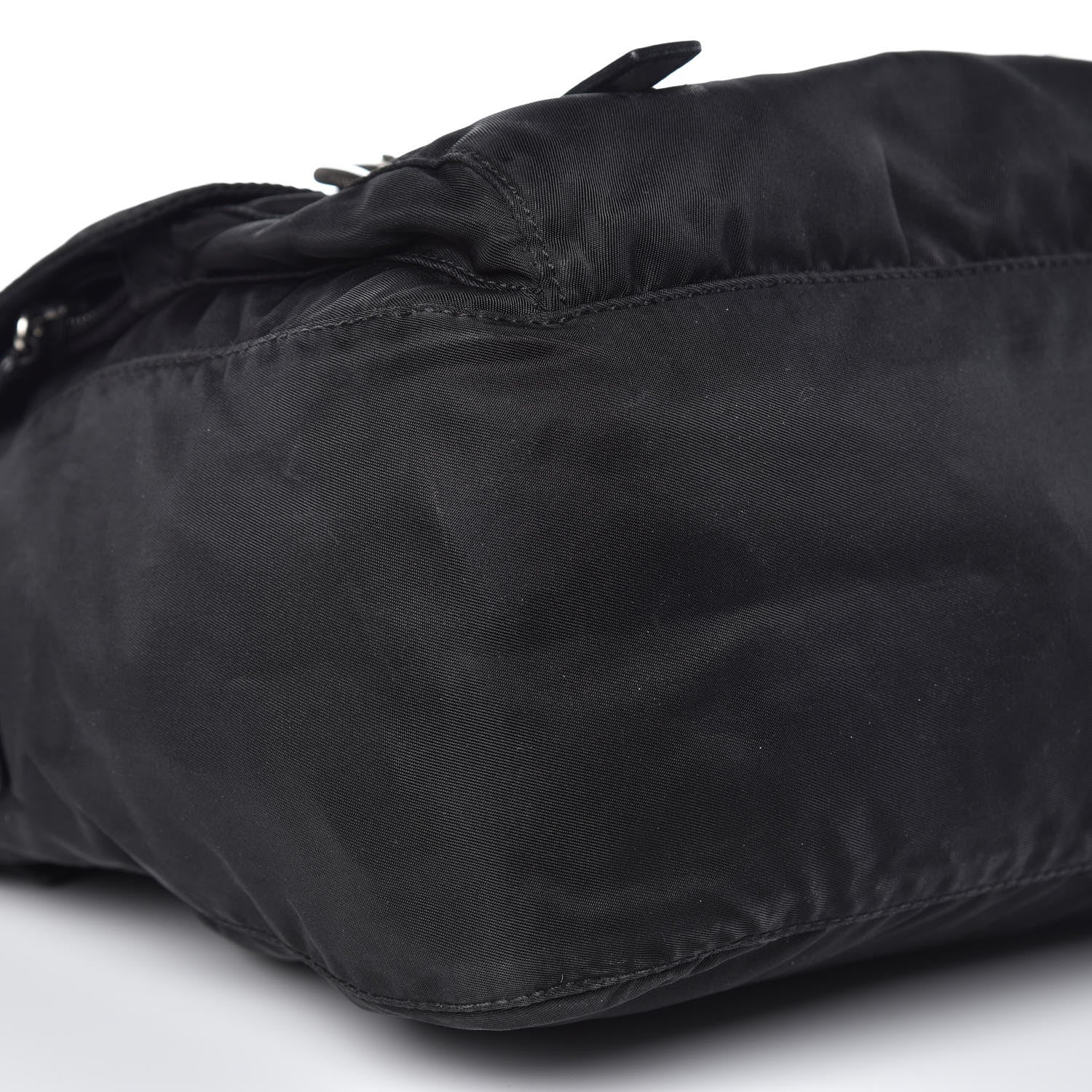 Prada Nylon Vela Messenger Bag Black 9 of 12
