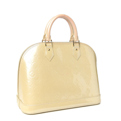 Louis Vuitton Vernis Alma PM Blanc Corail 2 of 9