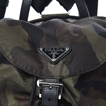 Prada Tessuto Nylon Camouflage Print Cinch Backpack Mimetico 12 of 17