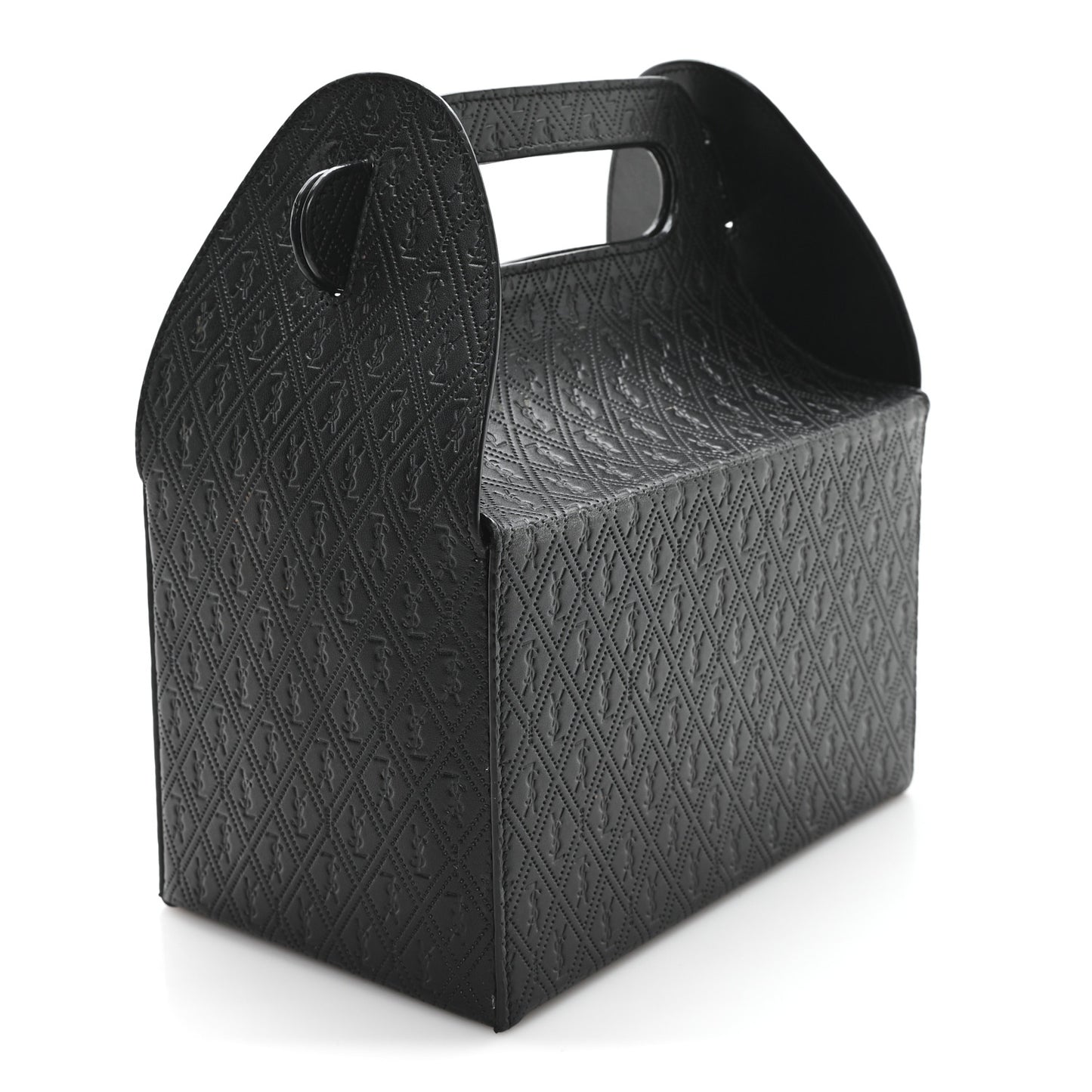 Calfskin Monogram Take Away Box Black
