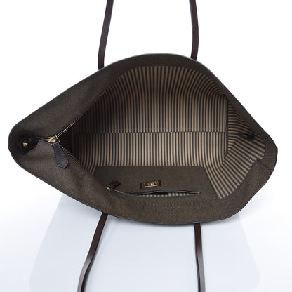 Fendi Zucca Spalmati Medium Roll Tote Tobacco Moro 5 of 8