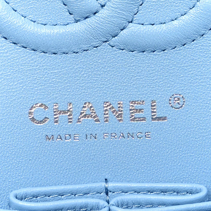Chanel Denim Quilted Small Double Flap Blue 6 of 11
