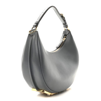 Fendi Vitello Grace Matte Small Fendigraphy Hobo Bag Tempesta 3 of 10