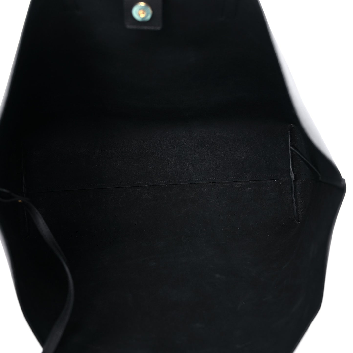 Calfskin Large Shopping Tote Black