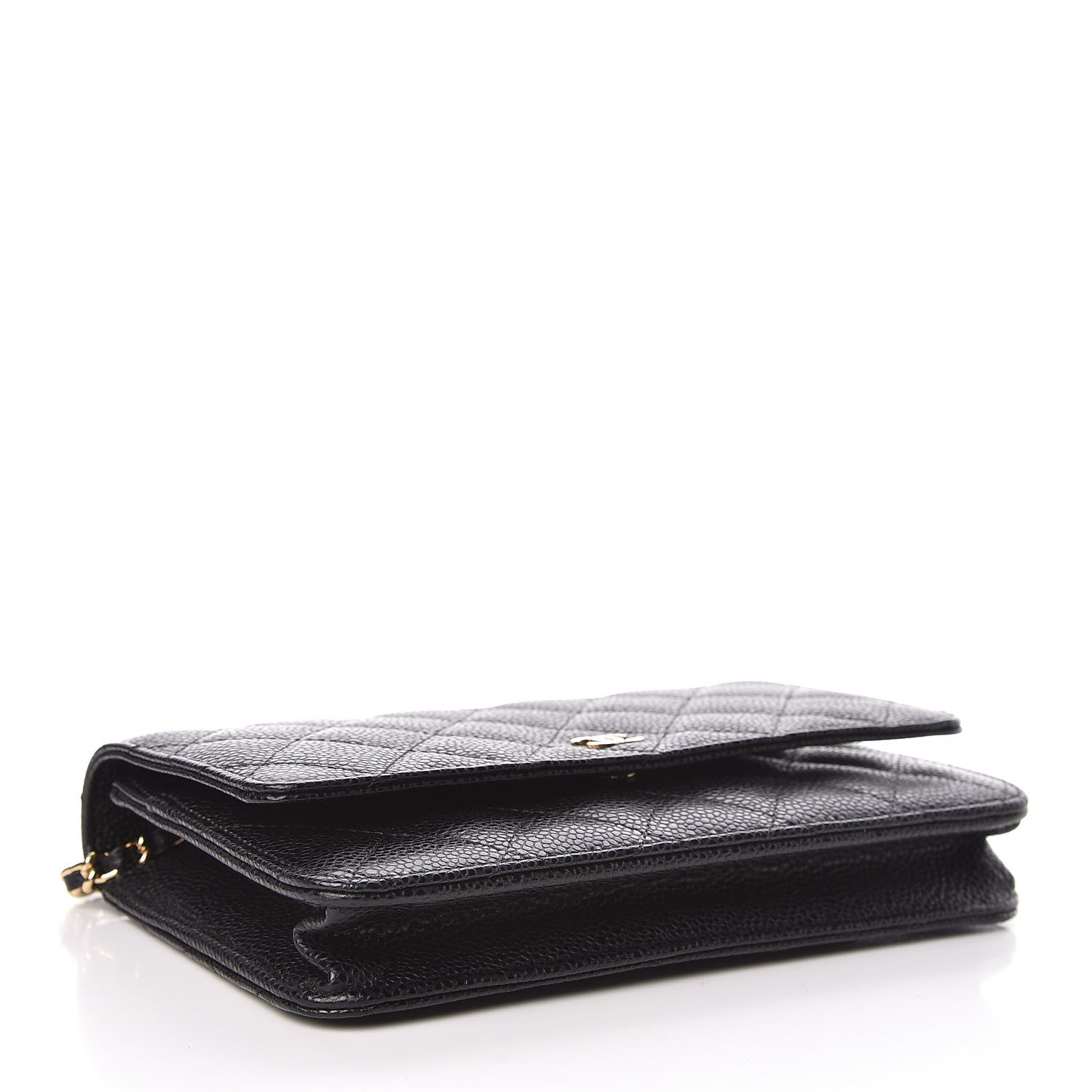 Chanel Caviar Quilted Wallet On Chain WOC Black 4 of 12