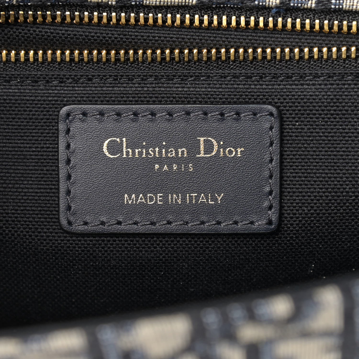 Christian Dior Oblique 30 Montaigne Chain Flap Bag Blue 6 of 10