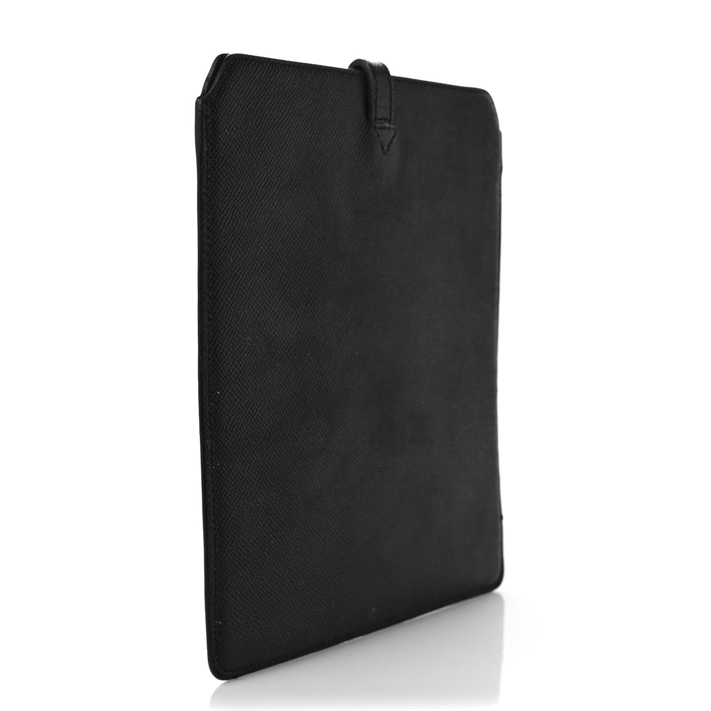 London Grainy Calfskin Tuffley iPad Sleeve Black