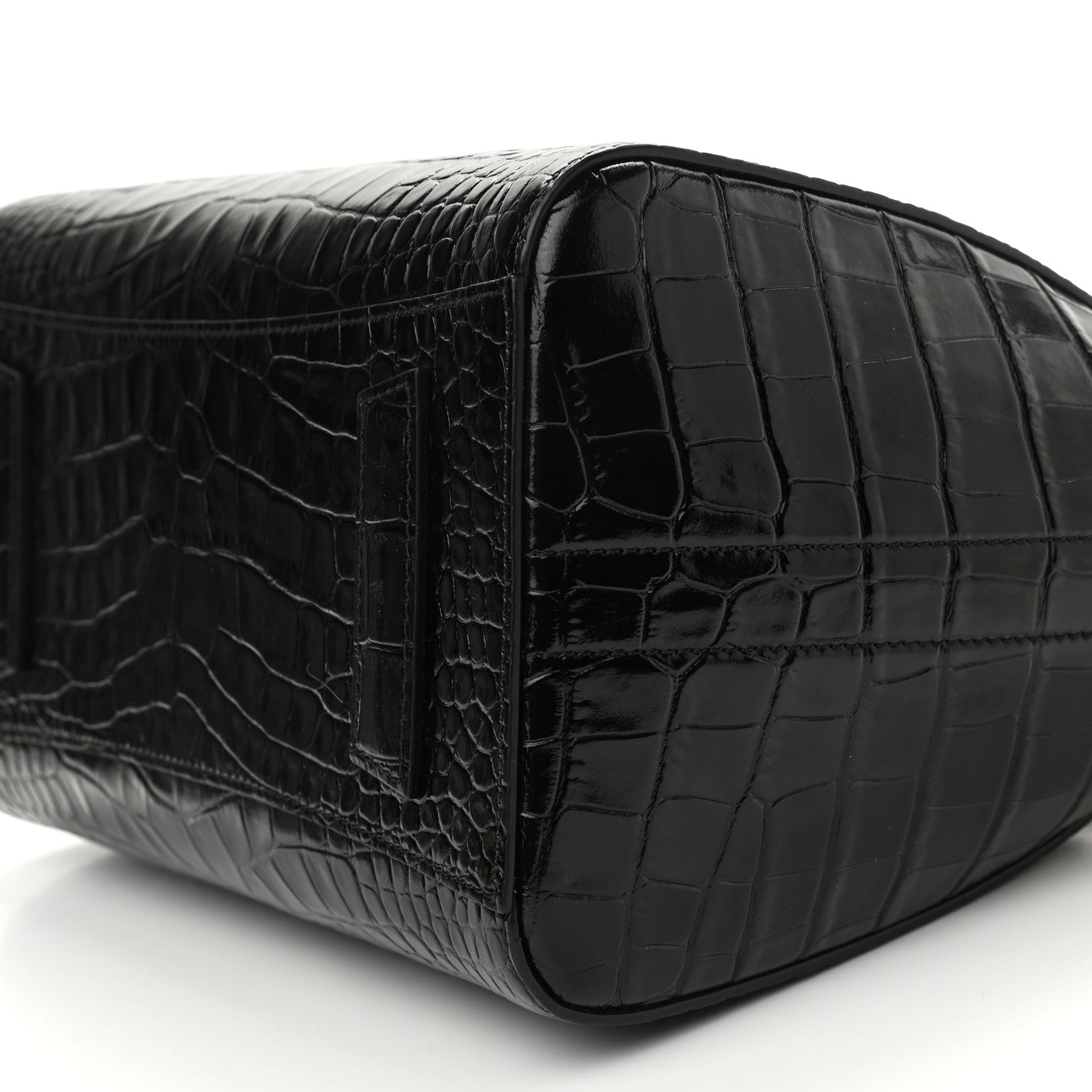 Givenchy Calfskin Crocodile Embossed Small Antigona Black 10 of 10