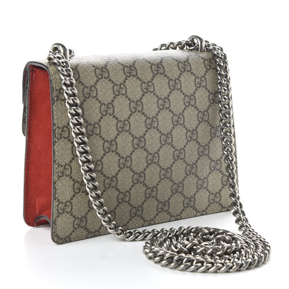 Gucci GG Supreme Monogram Mini Dionysus Shoulder Bag Hibiscus Red 3 of 11