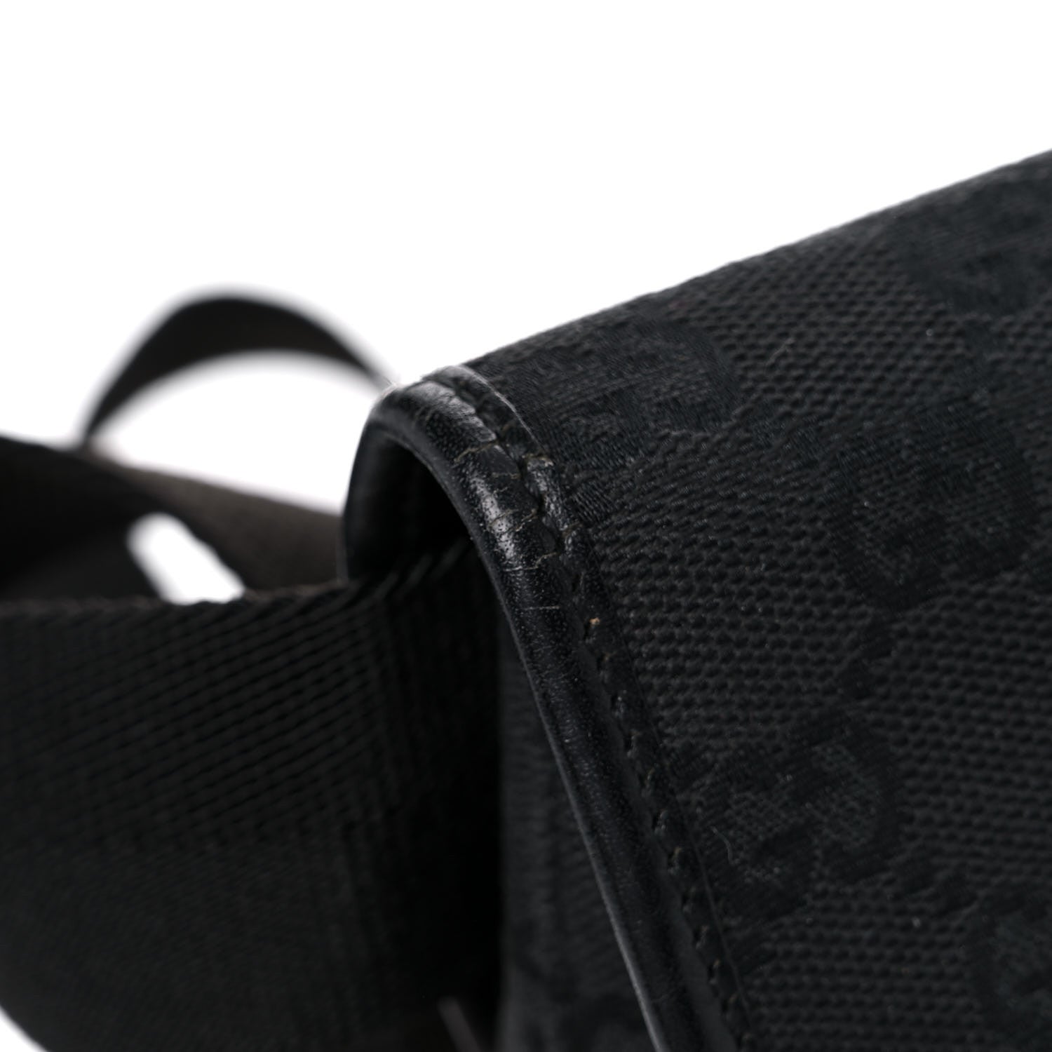 Gucci GG Monogram Web Flight Belt Bag Black 17 of 21