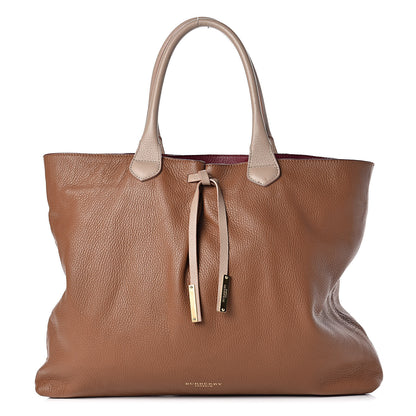 Burberry Prorsum Pebbled Calfskin Medium Studley Tote Camel Nude 1 of 12