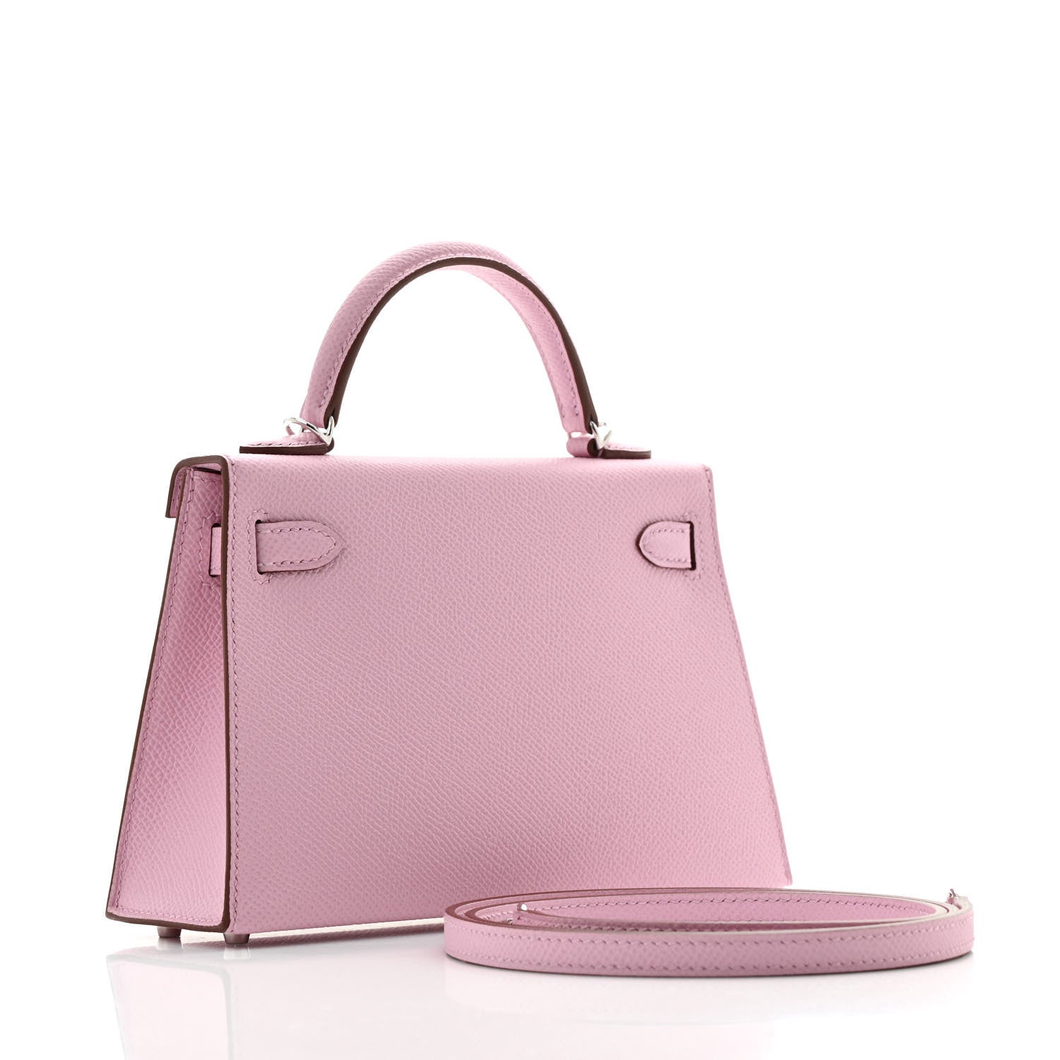 Hermes Epsom Mini Kelly Sellier 20 Mauve Sylvestre 2 of 10