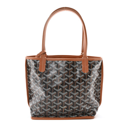 Goyard Goyardine Reversible Mini Anjou Black Gold 1 of 16
