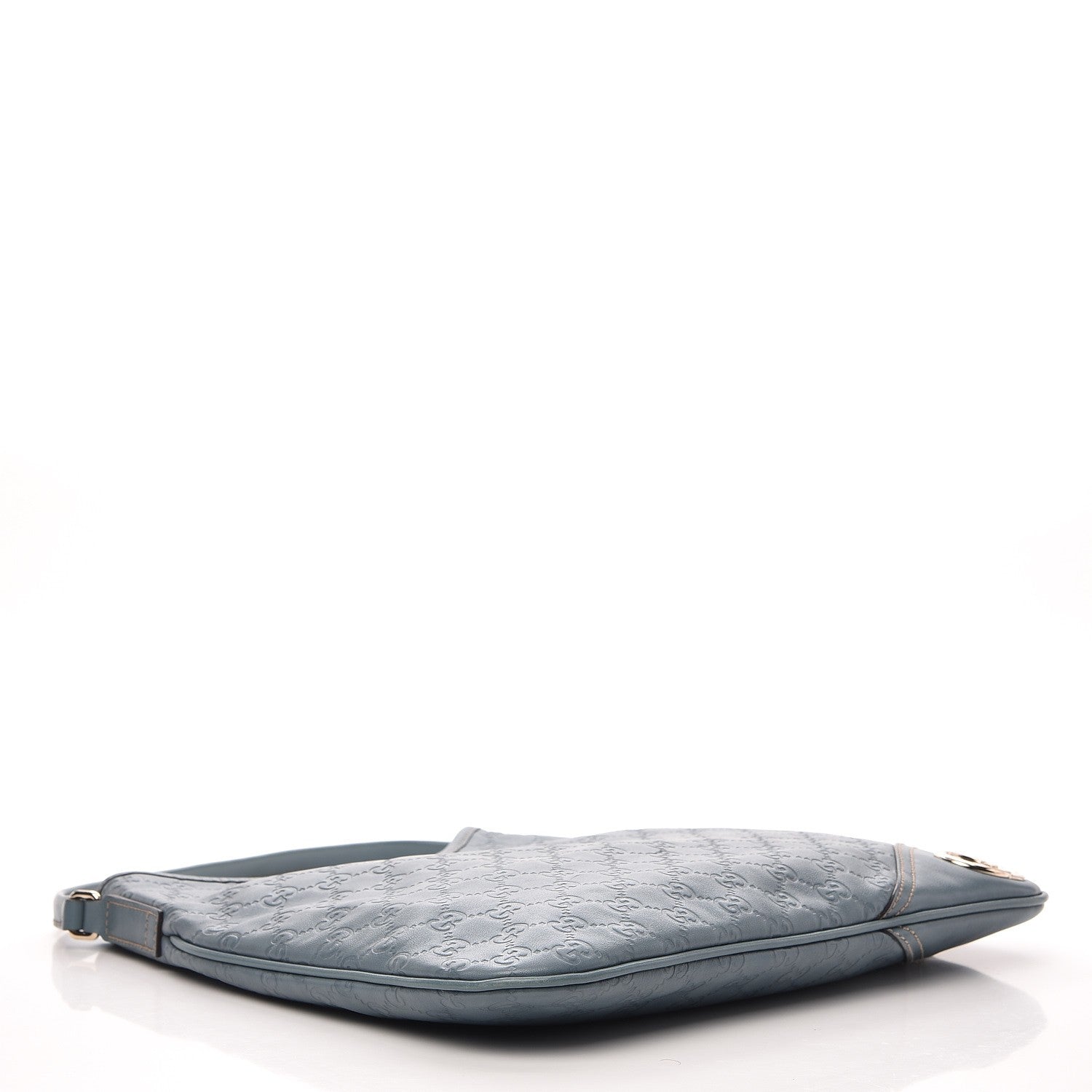 Gucci Guccissima Medium New Britt Hobo Blue 4 of 10