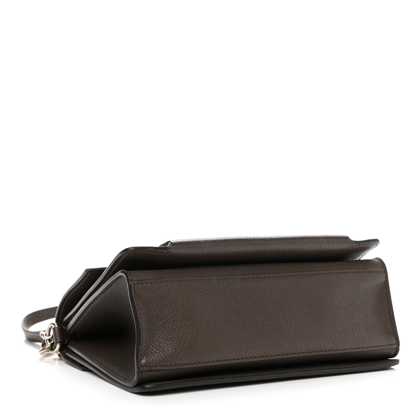 Goatskin Small GV3 Shoulder Bag Heather Grey
