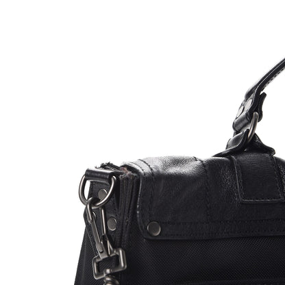 Proenza Schouler Lambskin Nylon Extra Large PS1 Satchel Black 10 of 14