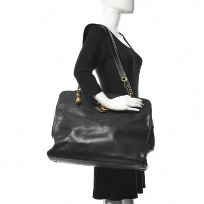 Chanel Caviar XL Weekender Bag Black 2 of 11