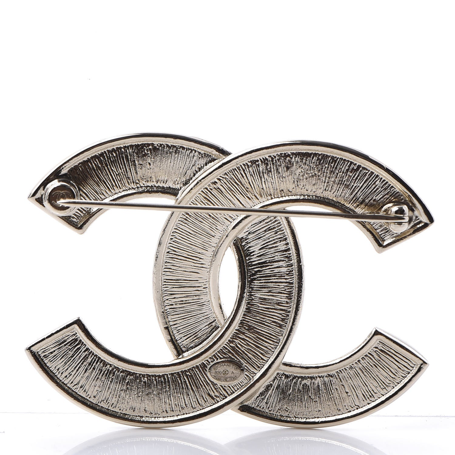 Chanel Crystal Pearl Chain Mania CC Earrings Gold 3 of 4
