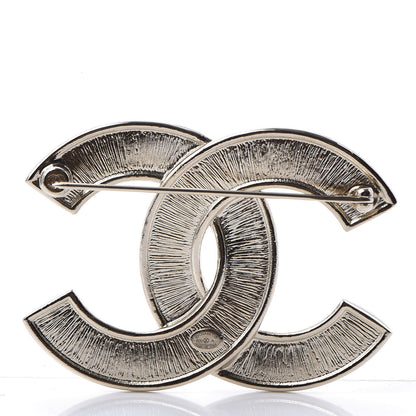 Chanel Crystal Pearl Chain Mania CC Earrings Gold 3 of 4