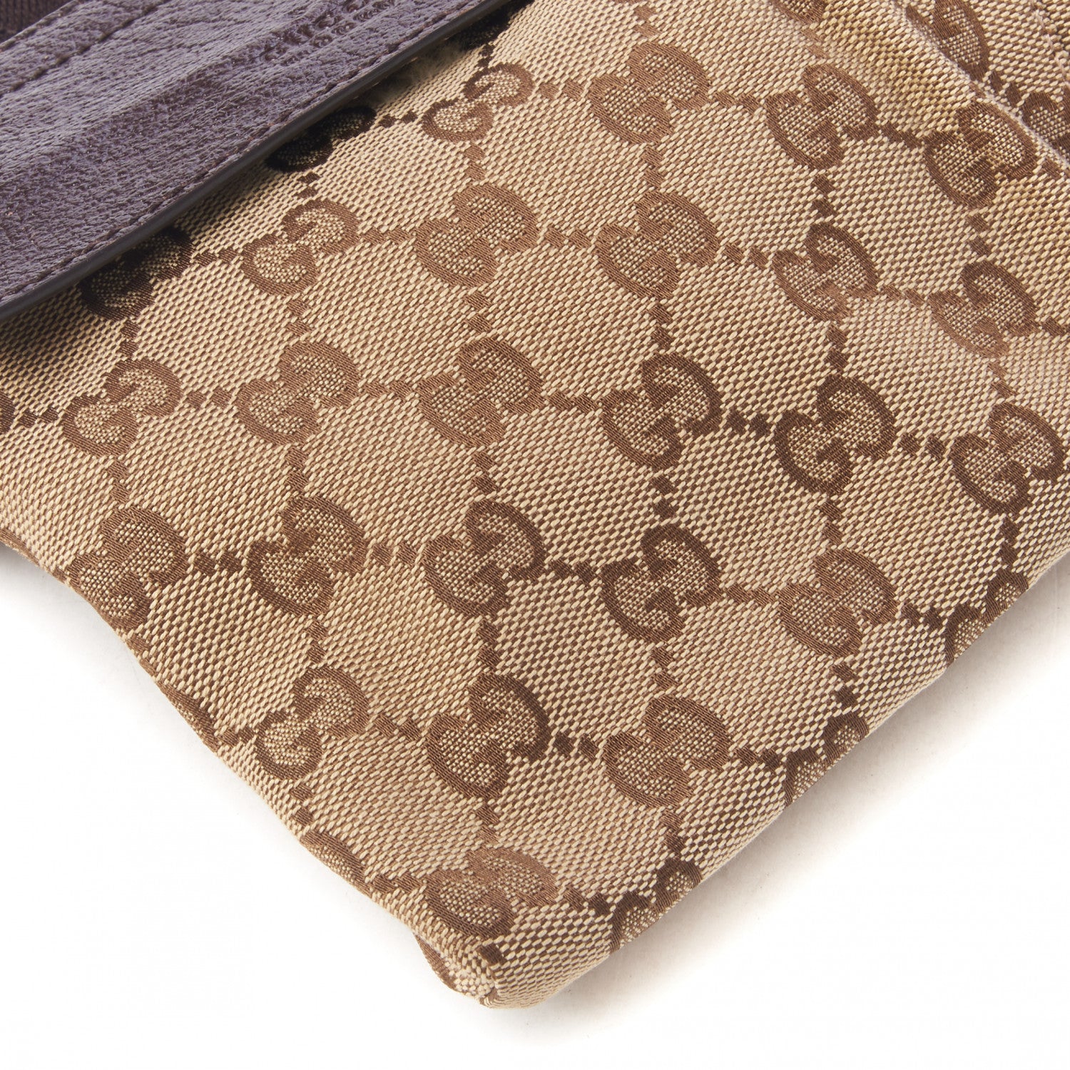 Gucci GG Monogram Double Pocket Belt Bag Dark Brown 6 of 9