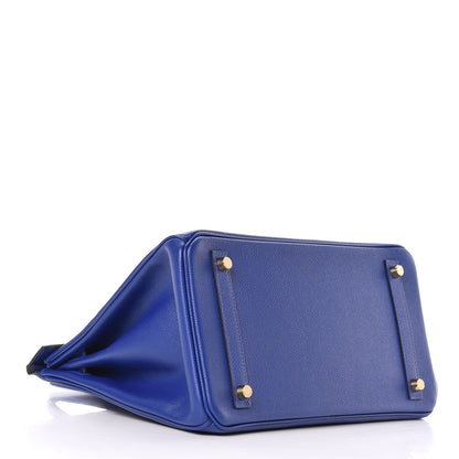 Hermes Epsom Birkin 30 Bleu Electrique 5 of 37