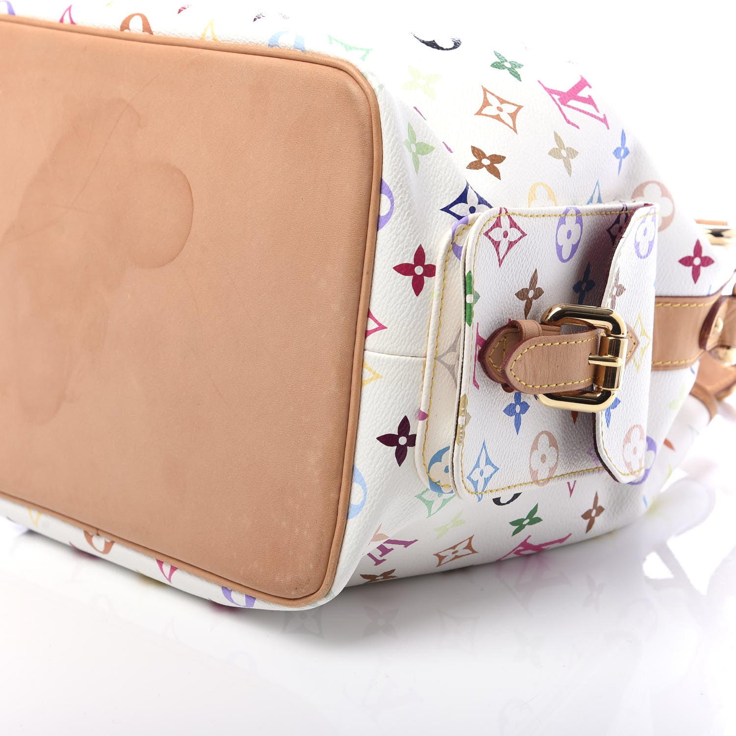 Louis Vuitton Monogram Multicolor Petit Noe White 9 of 9