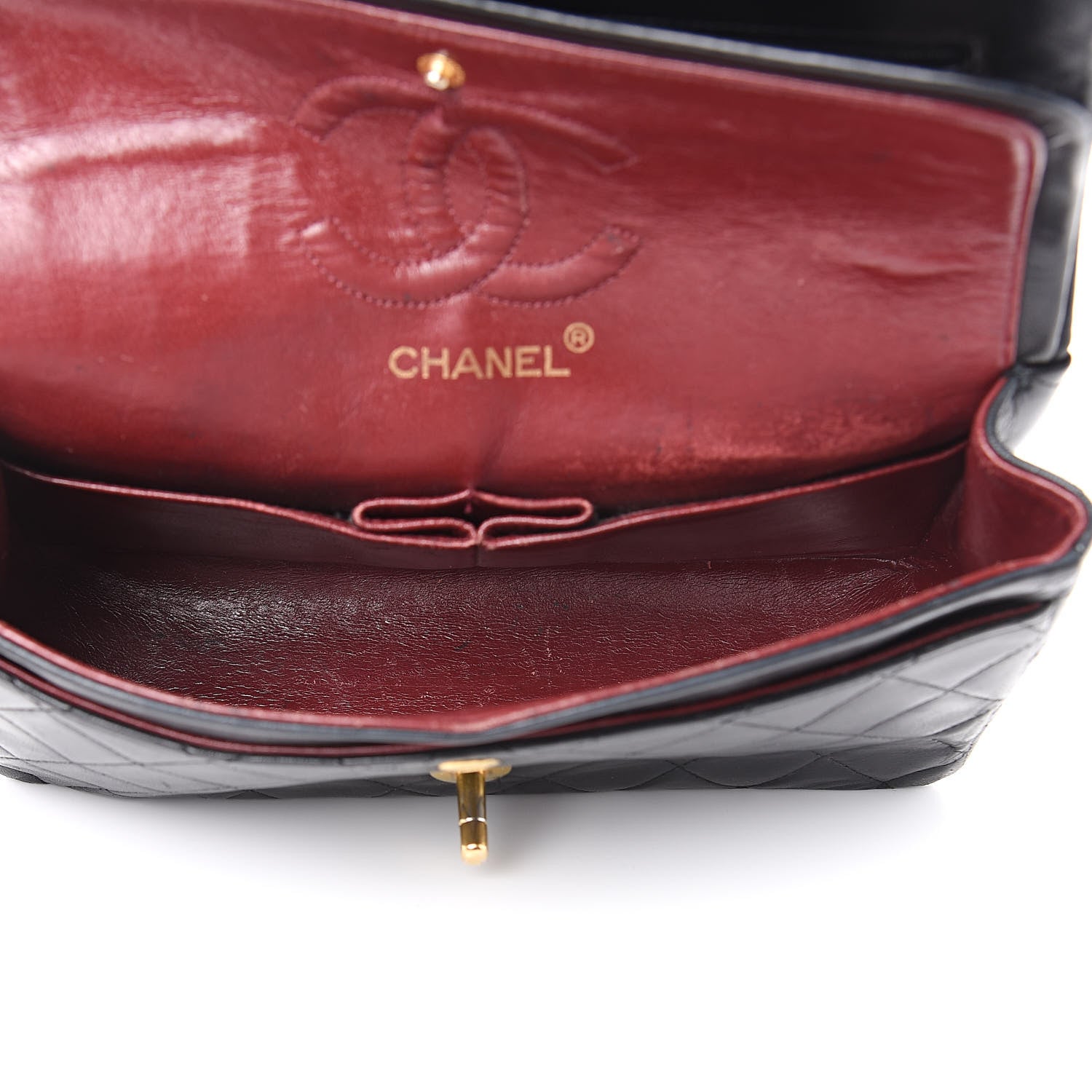 Chanel Lambskin Quilted Small Double Flap Black 5 of 21