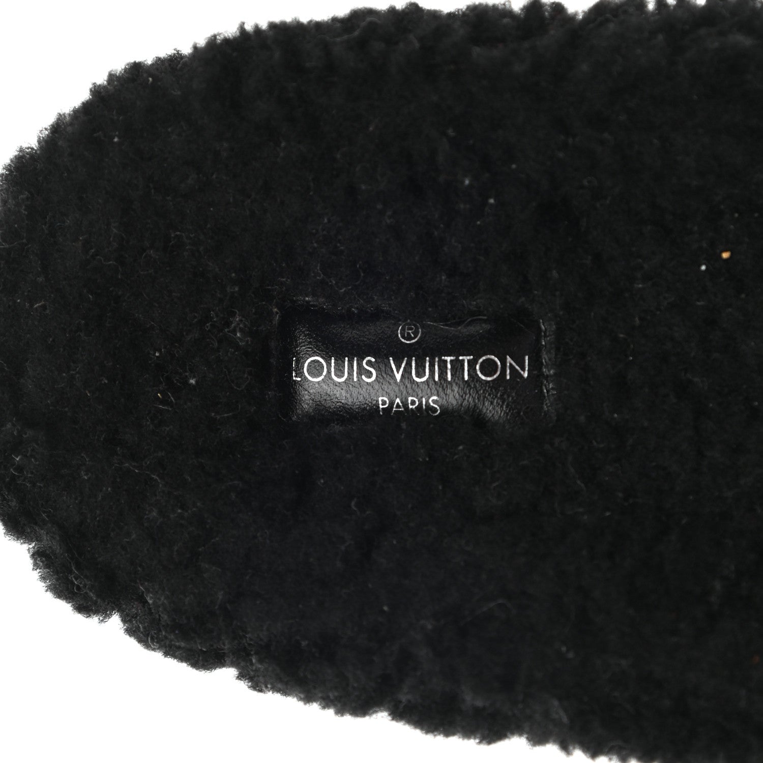 Louis Vuitton Shearling Bom Dia Flat Mules 41 Black 7 of 8