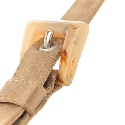 Prada Satin Strap Clutch Gold 13 of 13