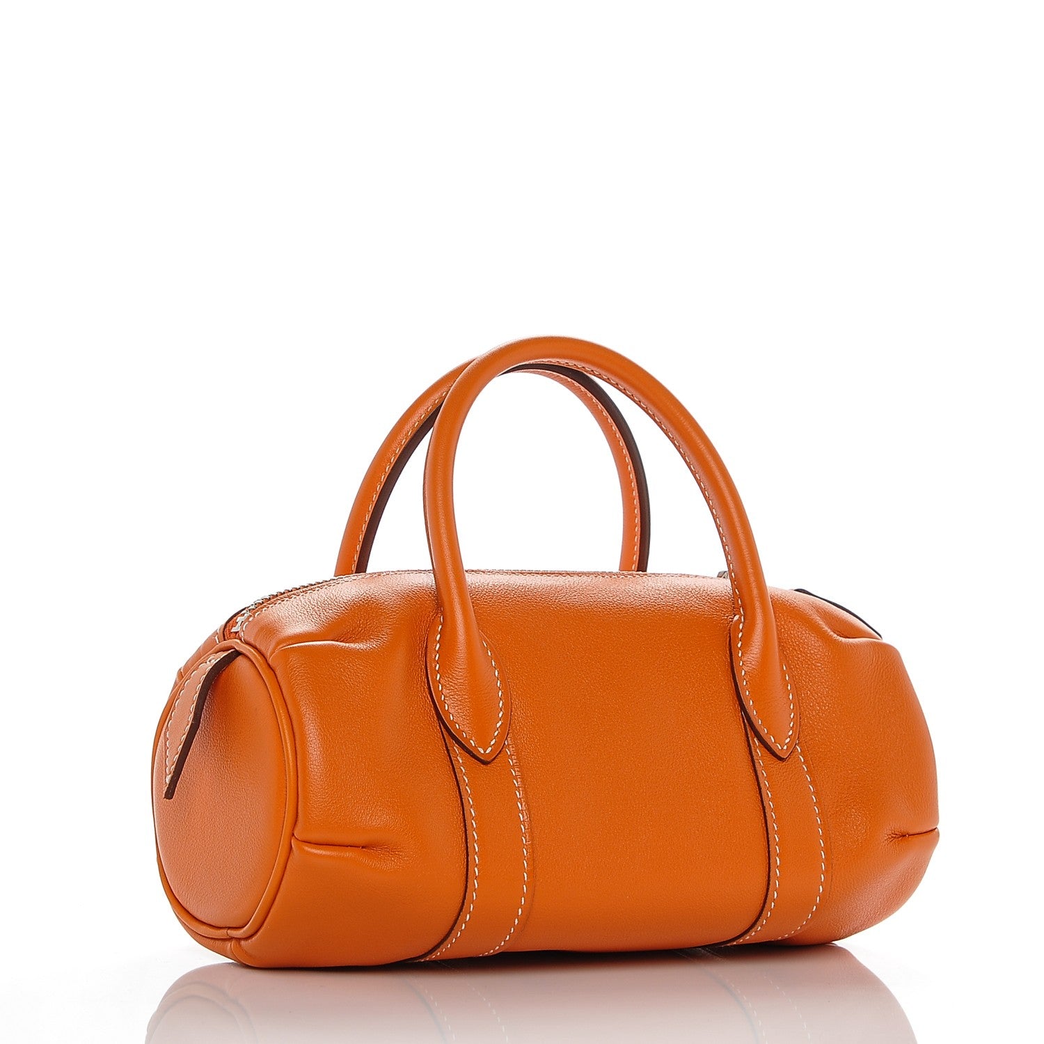Hermes Swift Micro Polochon 1925 Bag Orange 3 of 8