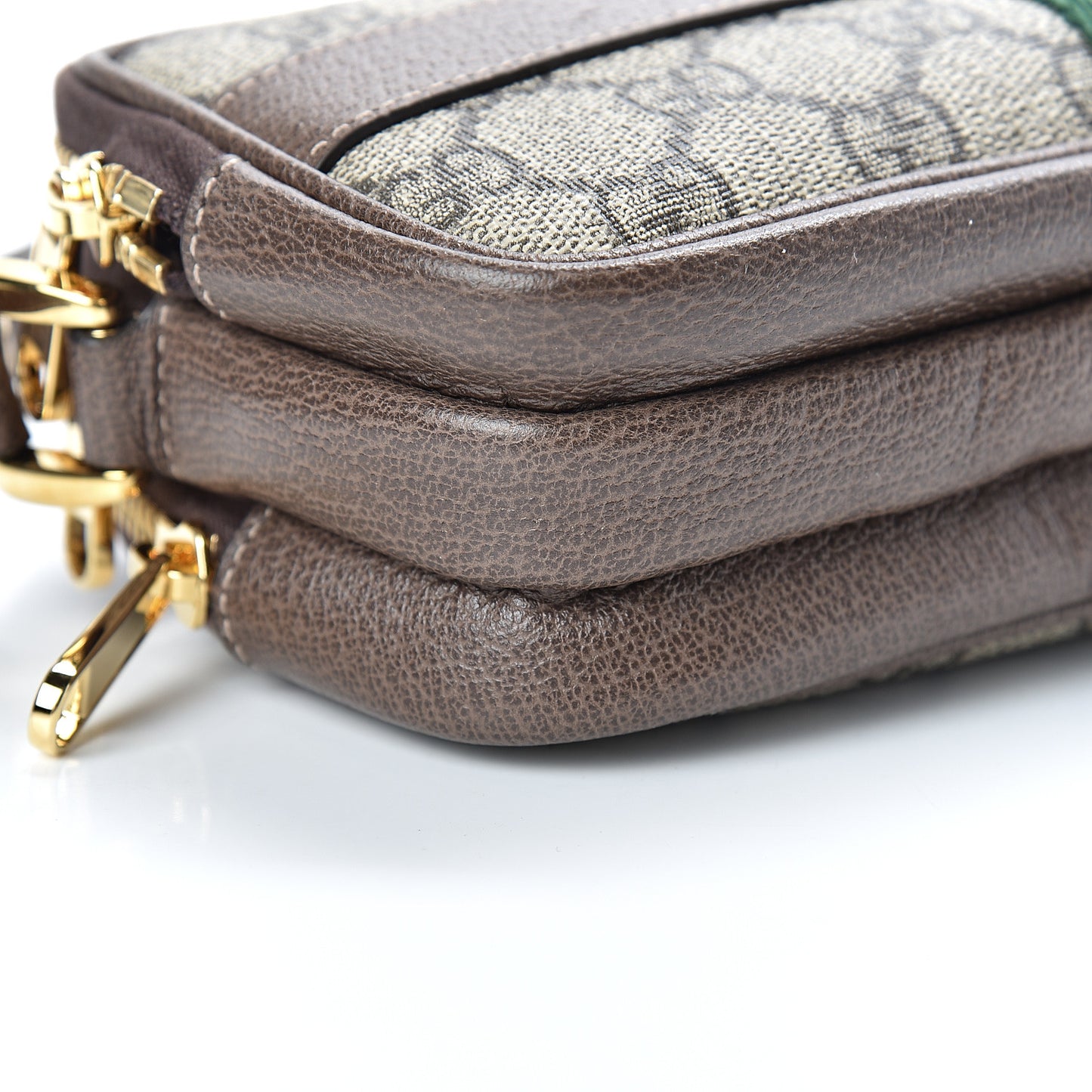 GG Supreme Monogram Web Mini Ophidia GG Bag Brown