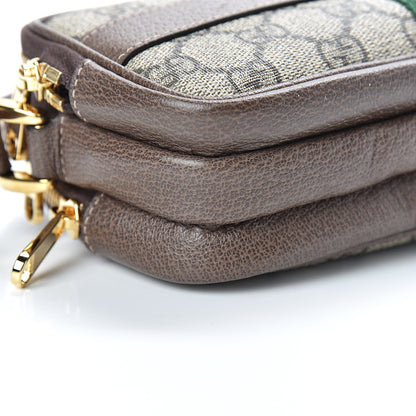 Gucci GG Supreme Monogram Web Mini Ophidia GG Bag Brown 11 of 13