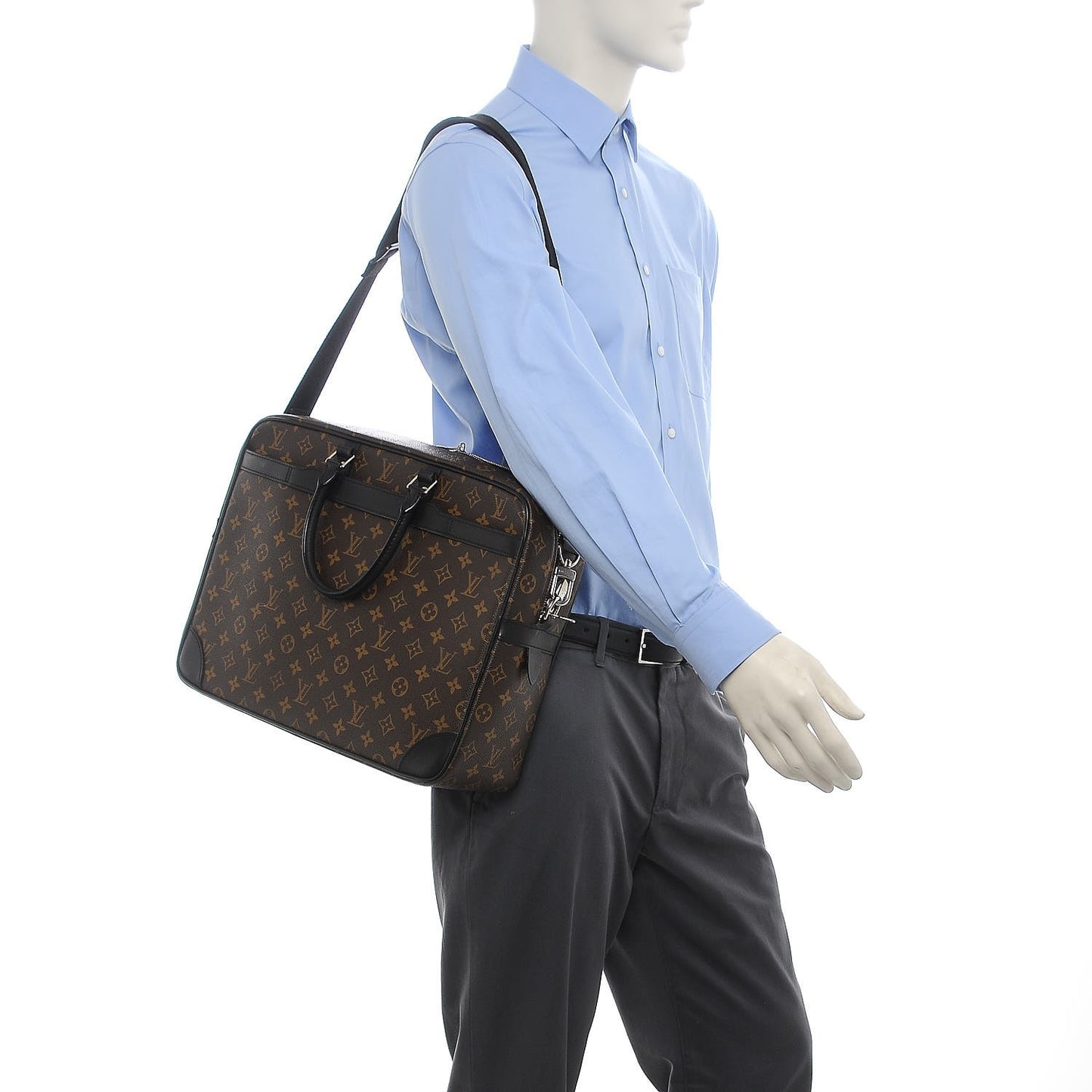 Monogram Macassar Porte-Documents Voyage GM