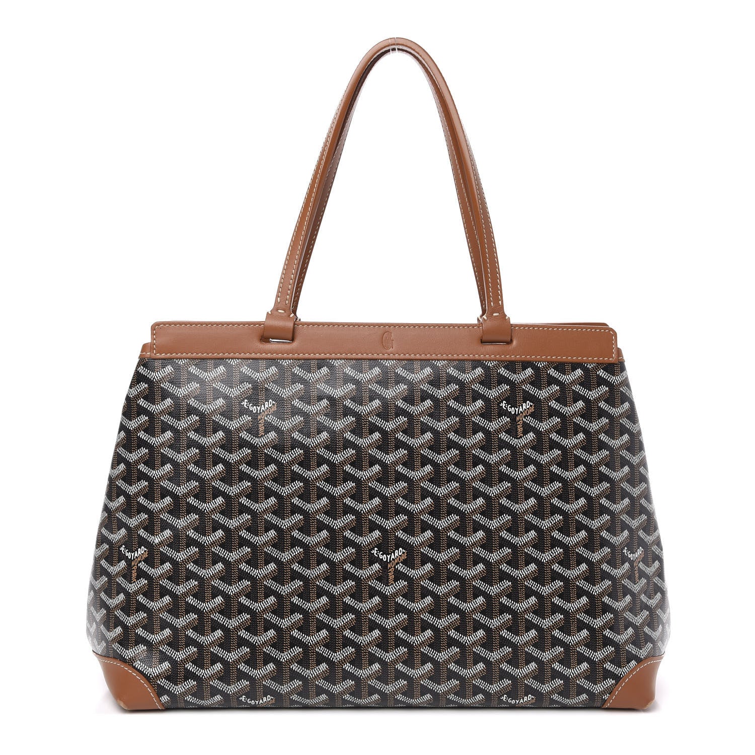 Goyard Goyardine Bellechasse PM Black Gold 1 of 12