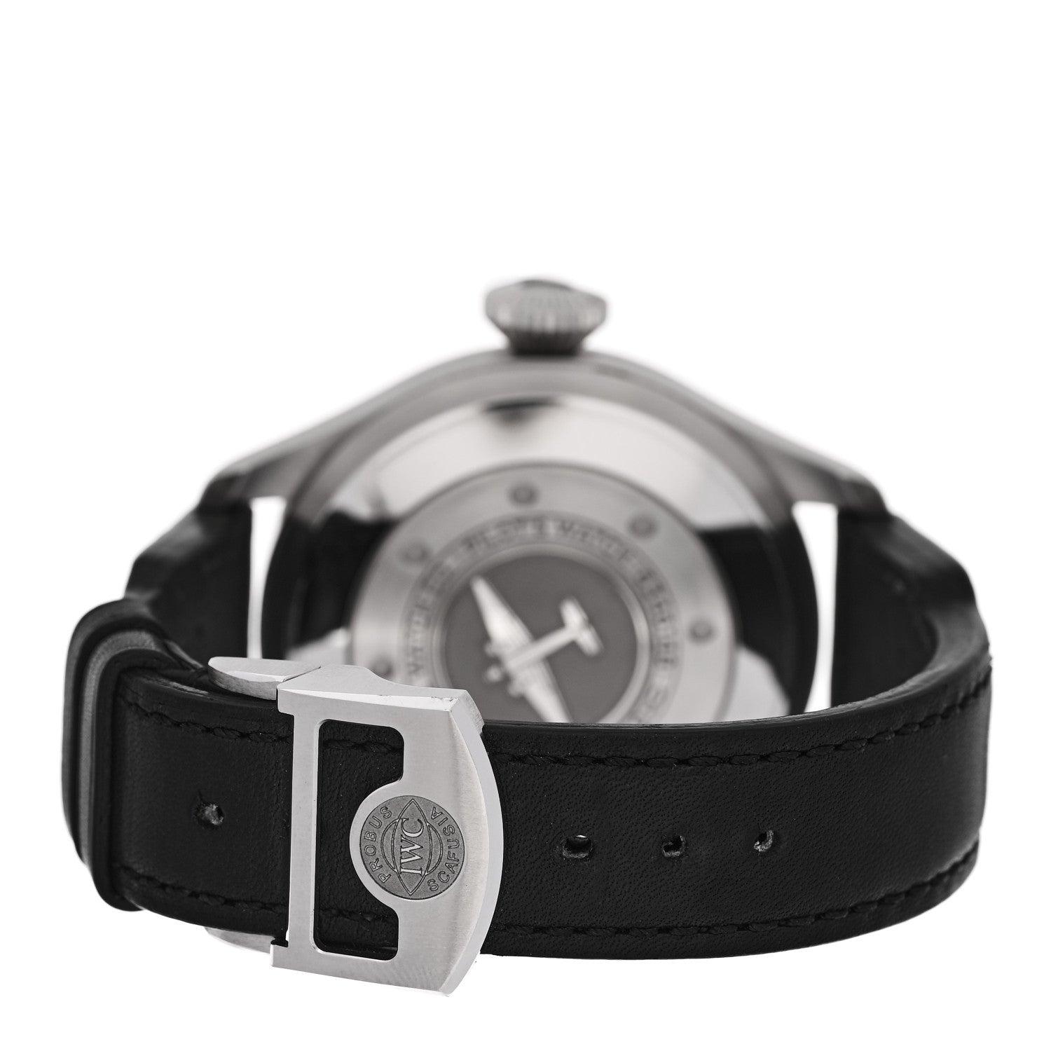 IWC Stainless Steel Calfskin 46mm Schaffhausen Pilot Automatic Watch Black IW501001 3 of 5