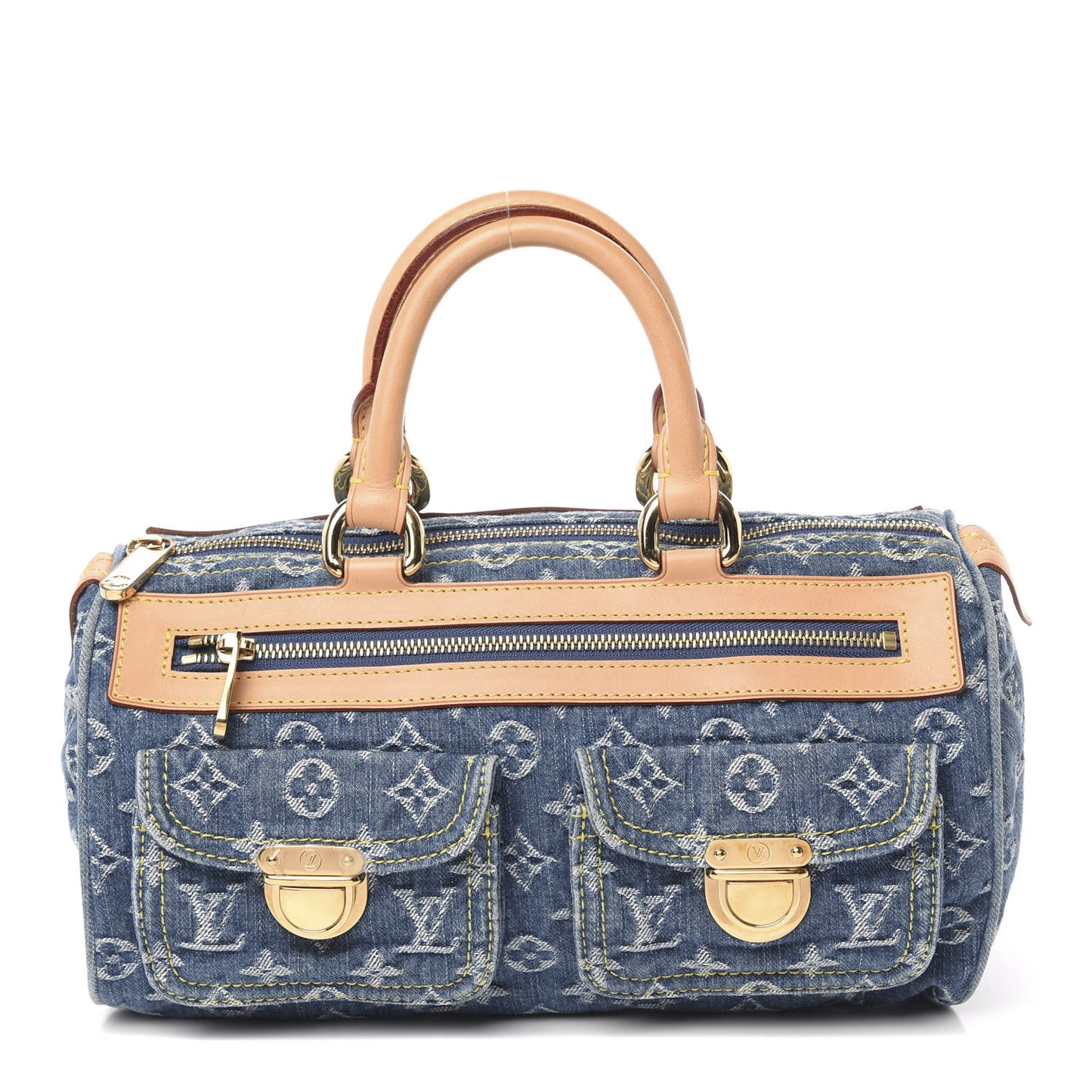 Monogram Denim Neo Speedy Blue