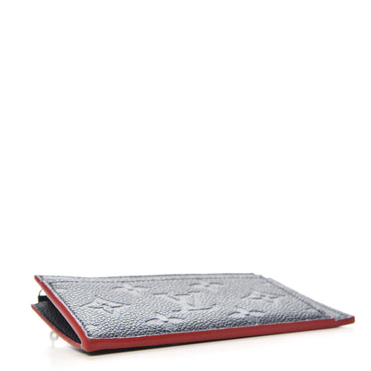 Louis Vuitton Empreinte Blooming Flowers Zipped Card Holder Marine Rouge 4 of 6