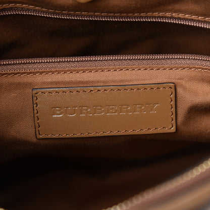 Burberry Haymarket Check Small Northfield Tote Mid Camel 7 of 13