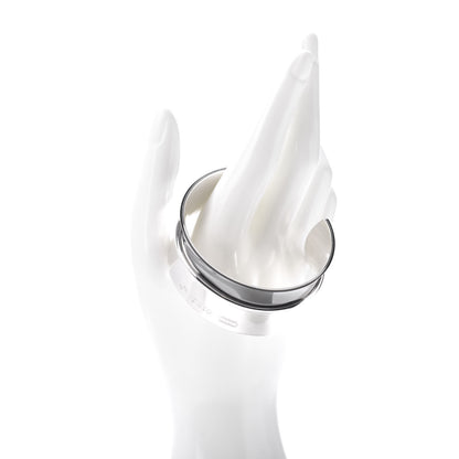 Tiffany Titanium Sterling Silver 1837 Wide Belt Cuff Bracelet 2 of 4