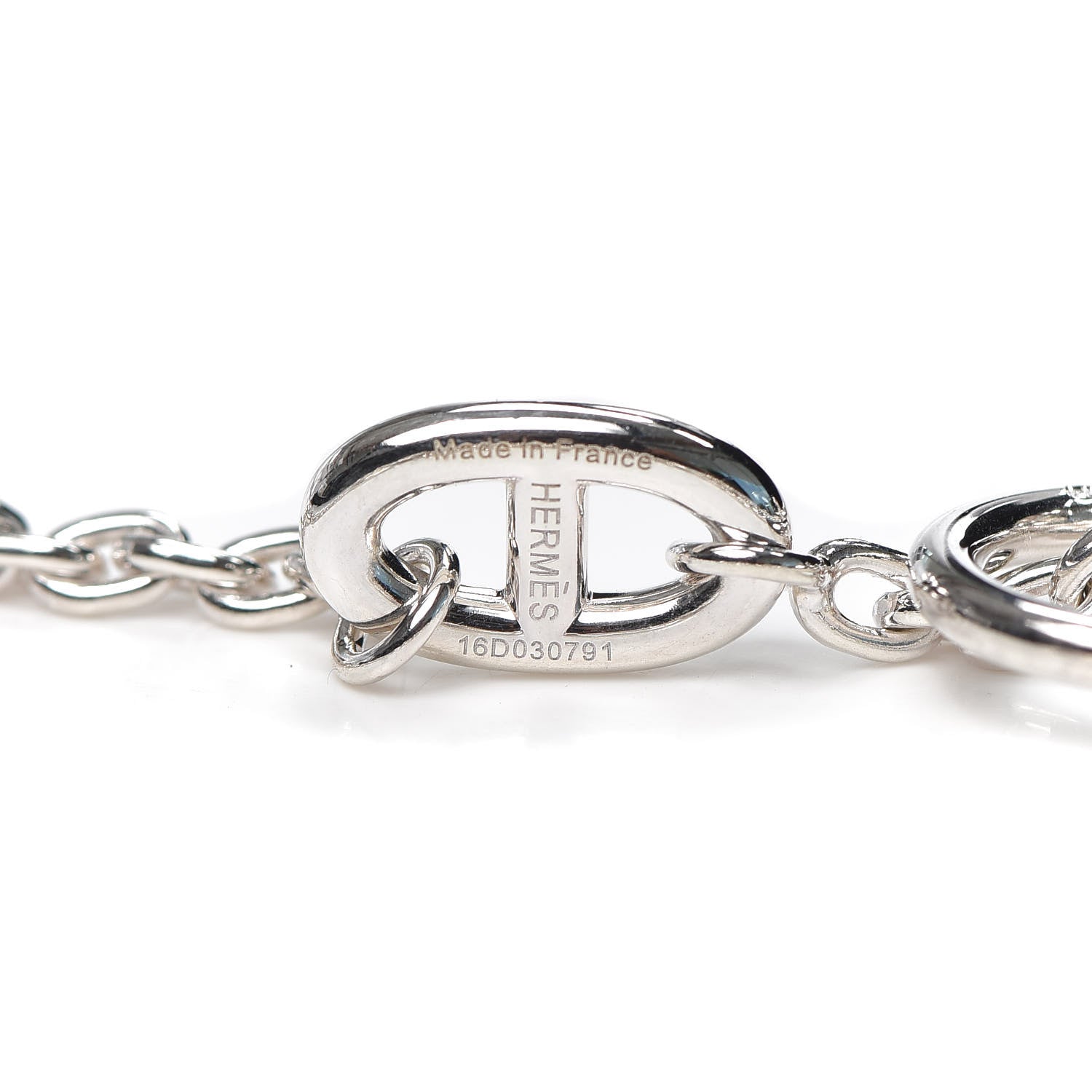 Hermes Sterling Silver Farandole Necklace 160 4 of 4