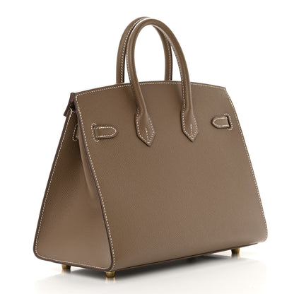 Hermes Epsom Birkin Sellier 25 Etoupe 3 of 18
