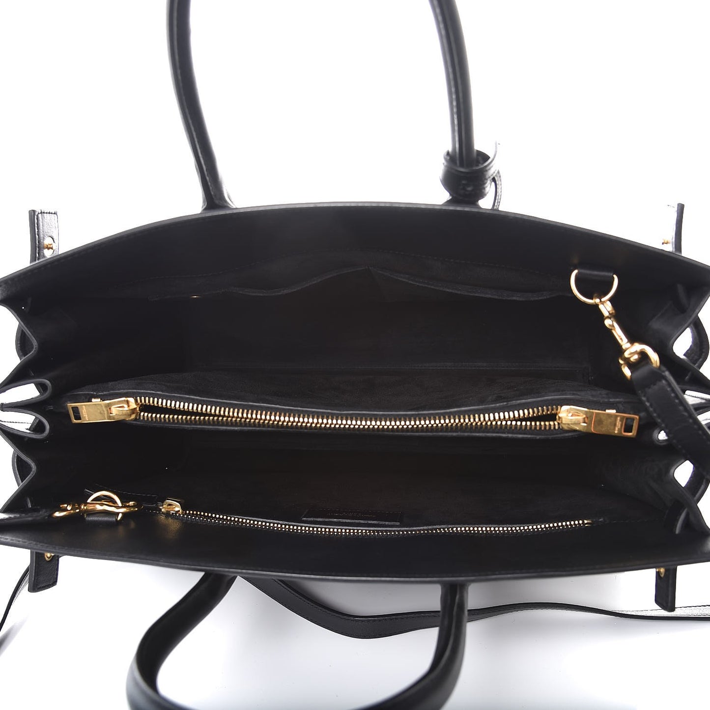 Calfskin Small Sac De Jour Black