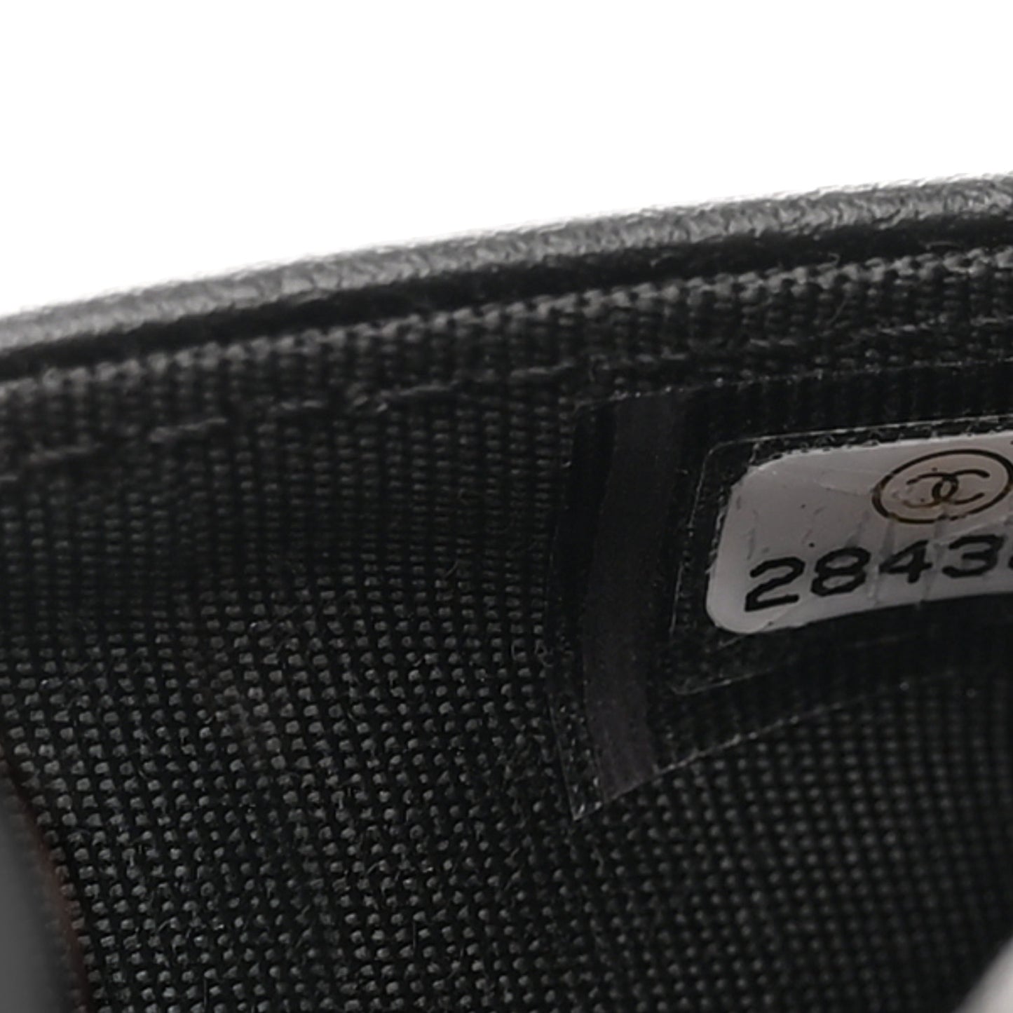 Caviar Quilted Boy Wallet On Chain WOC Black