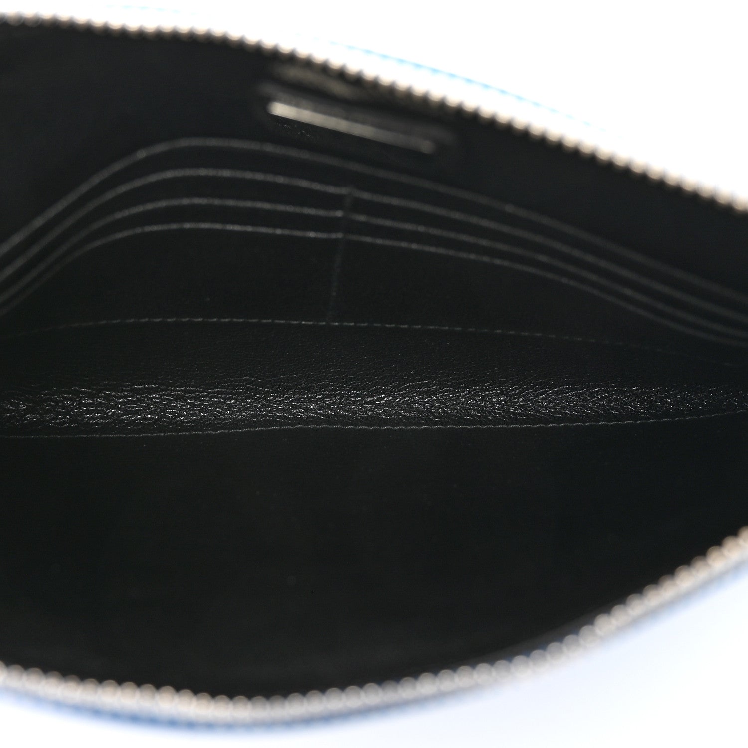 Prada Saffiano Flat Wristlet Pouch Marea 5 of 7