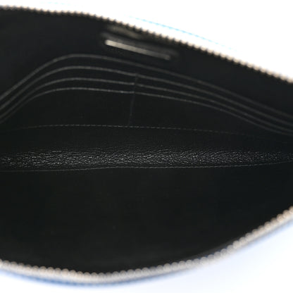 Prada Saffiano Flat Wristlet Pouch Marea 5 of 7