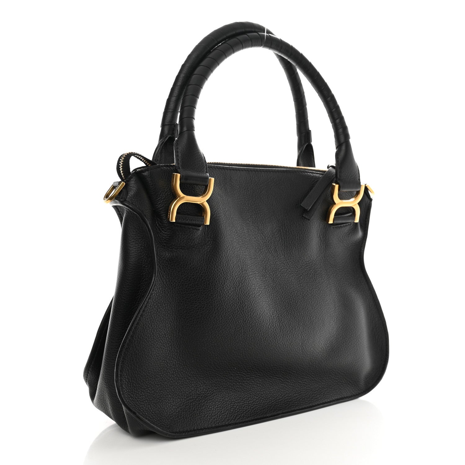 Chloe Calfskin Medium Marcie Satchel Black 3 of 9
