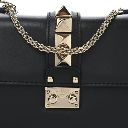 Valentino Garavani Vitello Small Glam Lock Rockstud Flap Black 7 of 9