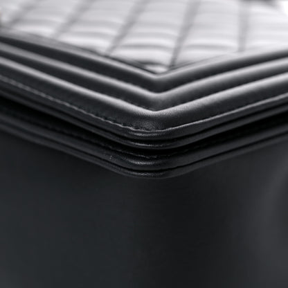 Chanel Calfskin Quilted New Medium Boy Flap Black 8 of 14